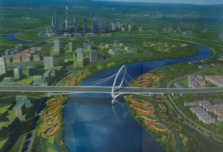 濟(jì)通公司承攬金簡仁快速路二期沱江特大橋 鋼結(jié)構(gòu)檢測項(xiàng)目——塔腳 B 節(jié)段、塔座 首制節(jié)段順利通過驗(yàn)收
